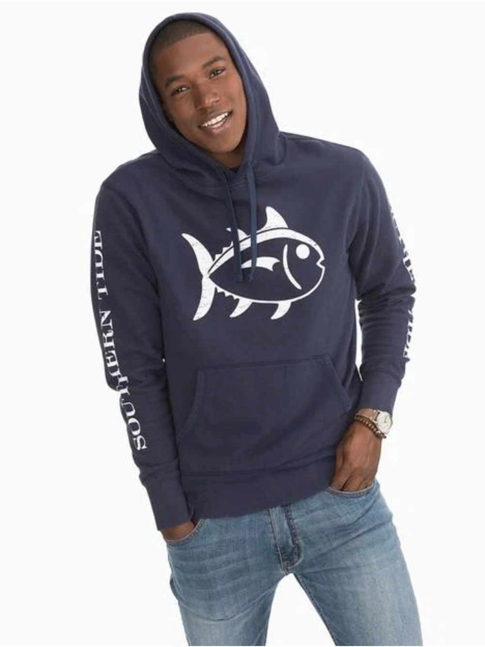 Southern Tide Men’s Skipjack Upper Deck Hoodie Size Large